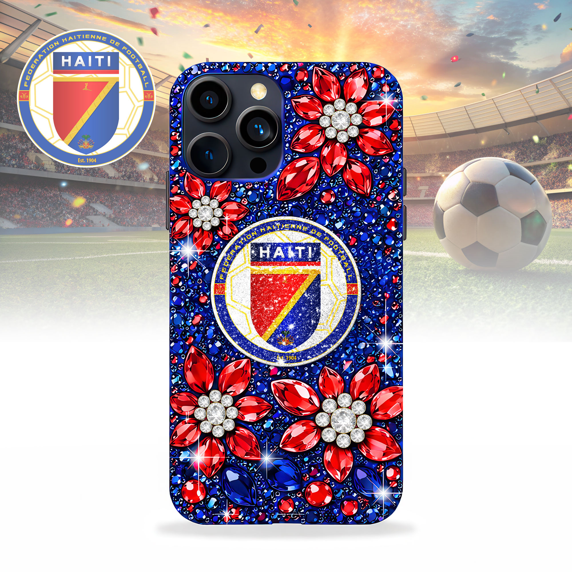 Haiti x Premium WC26 Luxury Phone Case TTH100604