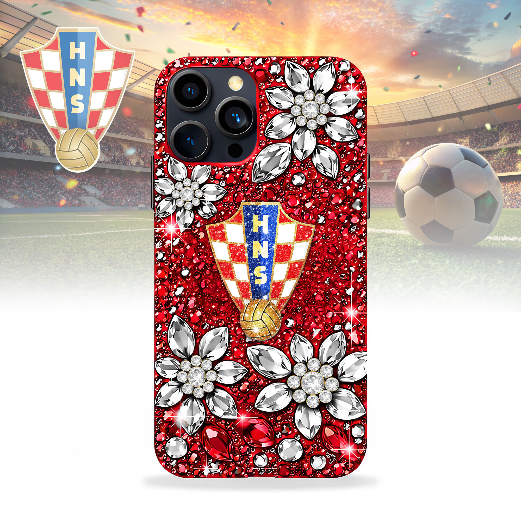 Croatia x Premium WC26 Luxury Phone Case TTH100604