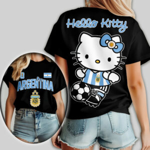 Argentina x Premium World Cup 2026 Hello Kitty Women Shirt TTH100605