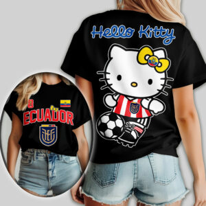Ecuador x Premium World Cup 2026 Hello Kitty Women Shirt TTH100605
