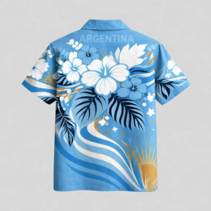 Argentina World Cup 2026 Floral Hawaiian Shirt TTH100608