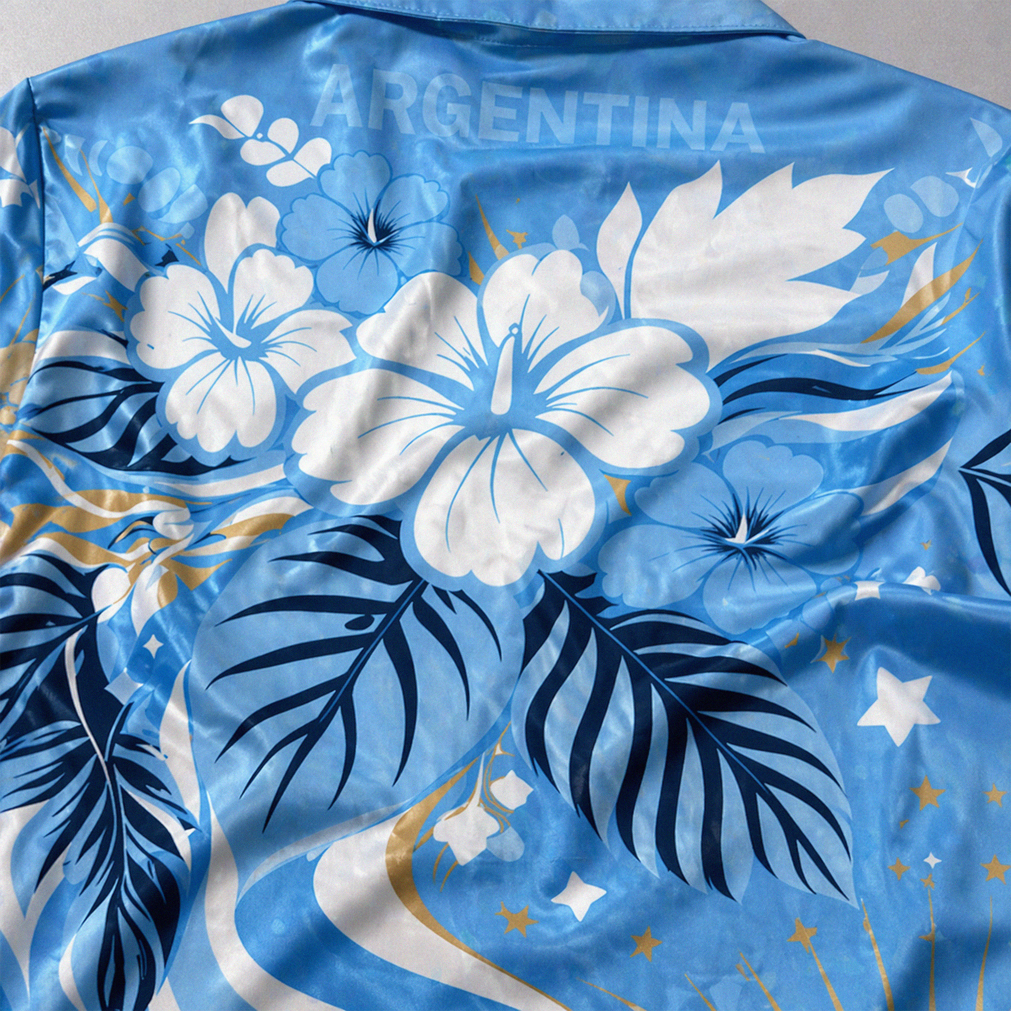 Argentina World Cup 2026 Floral Hawaiian Shirt TTH100608 - Image 3
