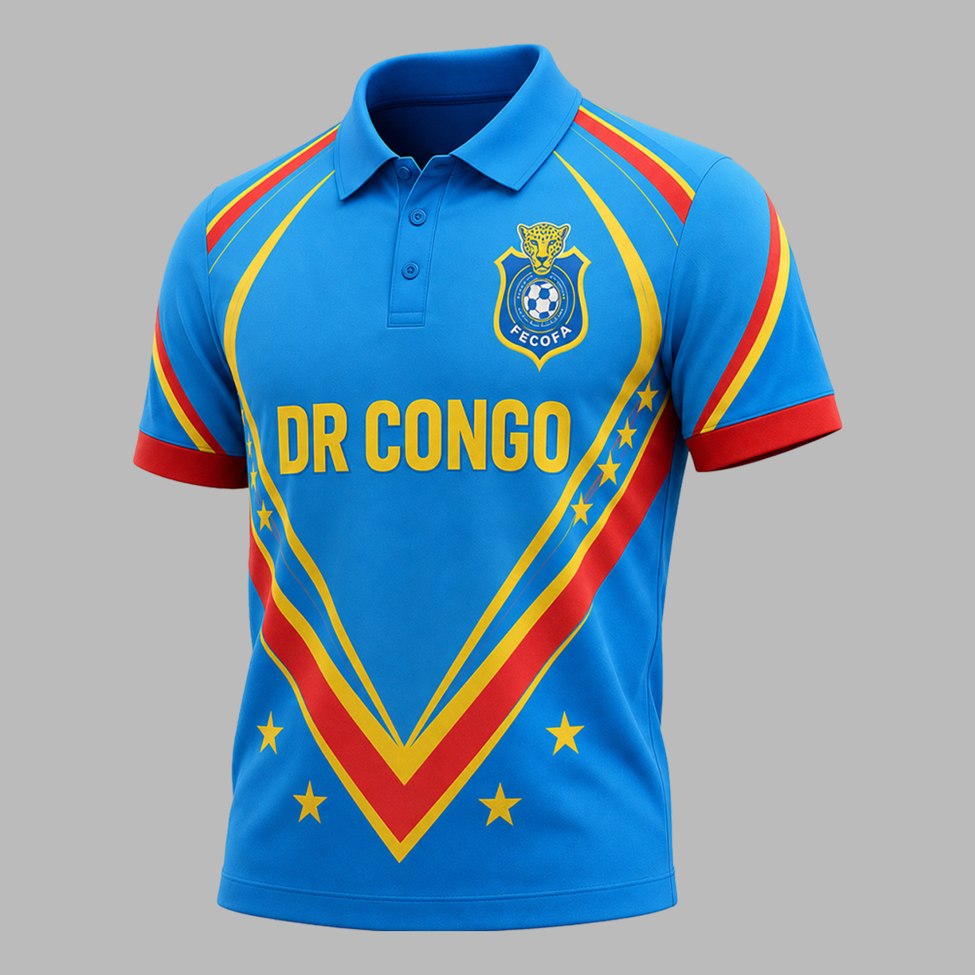Dr Congo x Premium World Cup 2026 National Pride Performance Polo & Shorts Set TTH100610