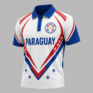 Paraguay x Premium World Cup 2026 National Pride Performance Polo & Shorts Set TTH100610