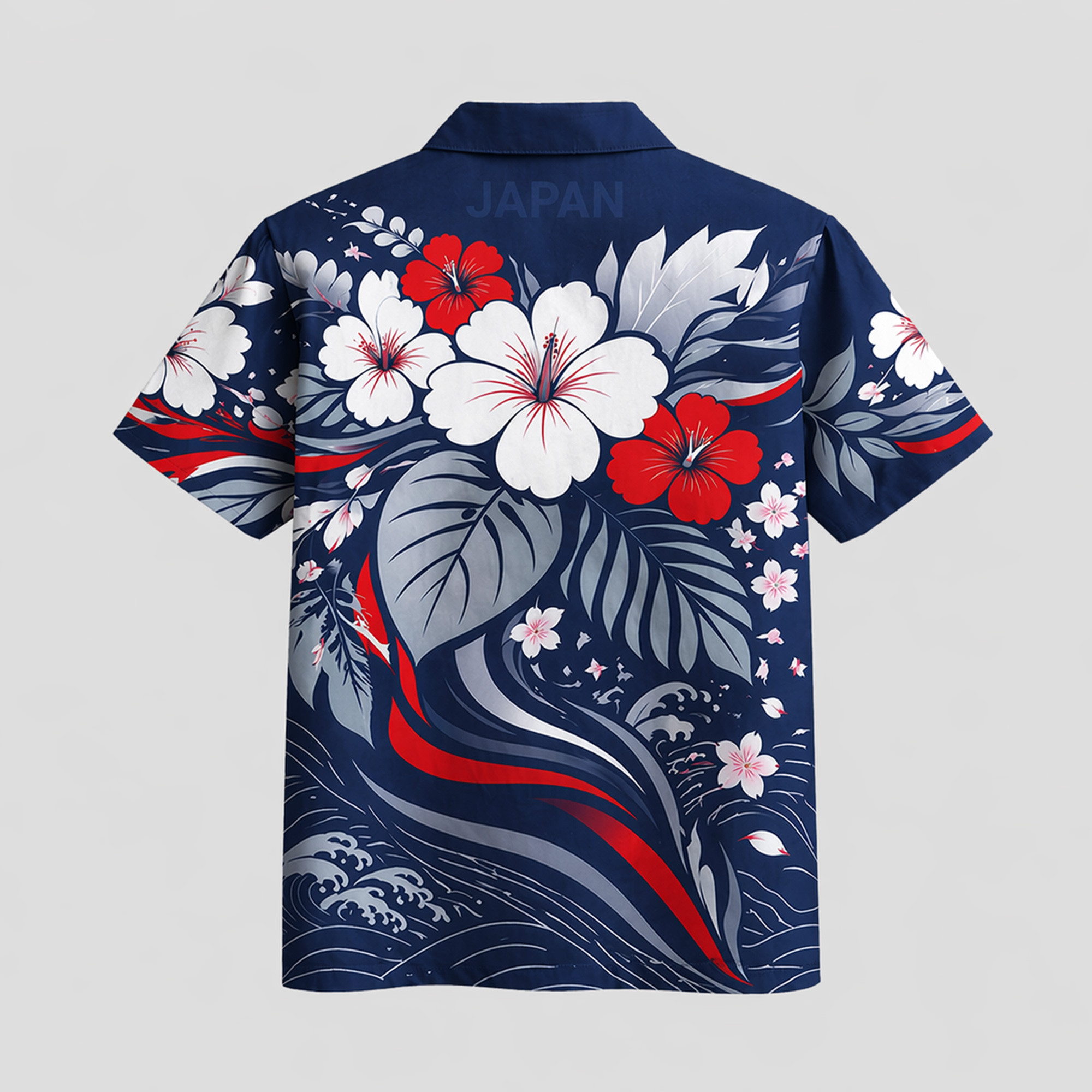 Japan World Cup 2026 Floral Hawaiian Shirt TTH100608