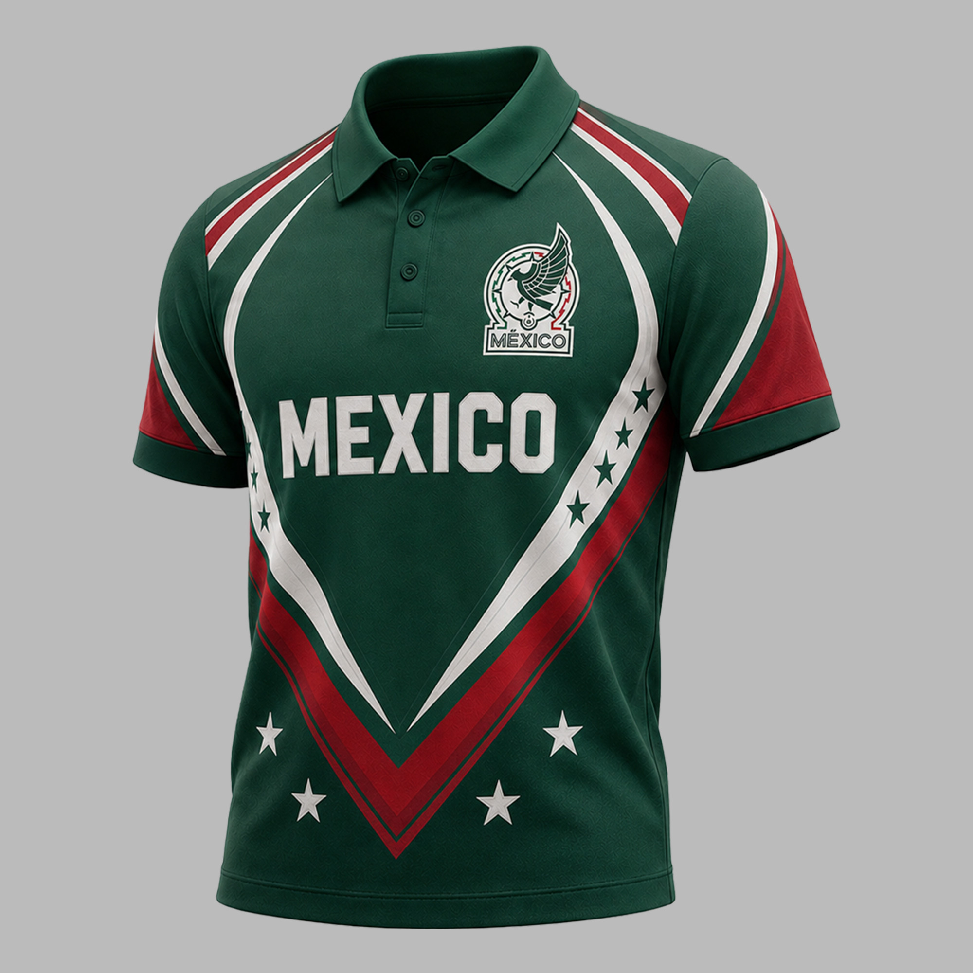 Mexico x Premium World Cup 2026 National Pride Performance Polo & Shorts Set TTH100610