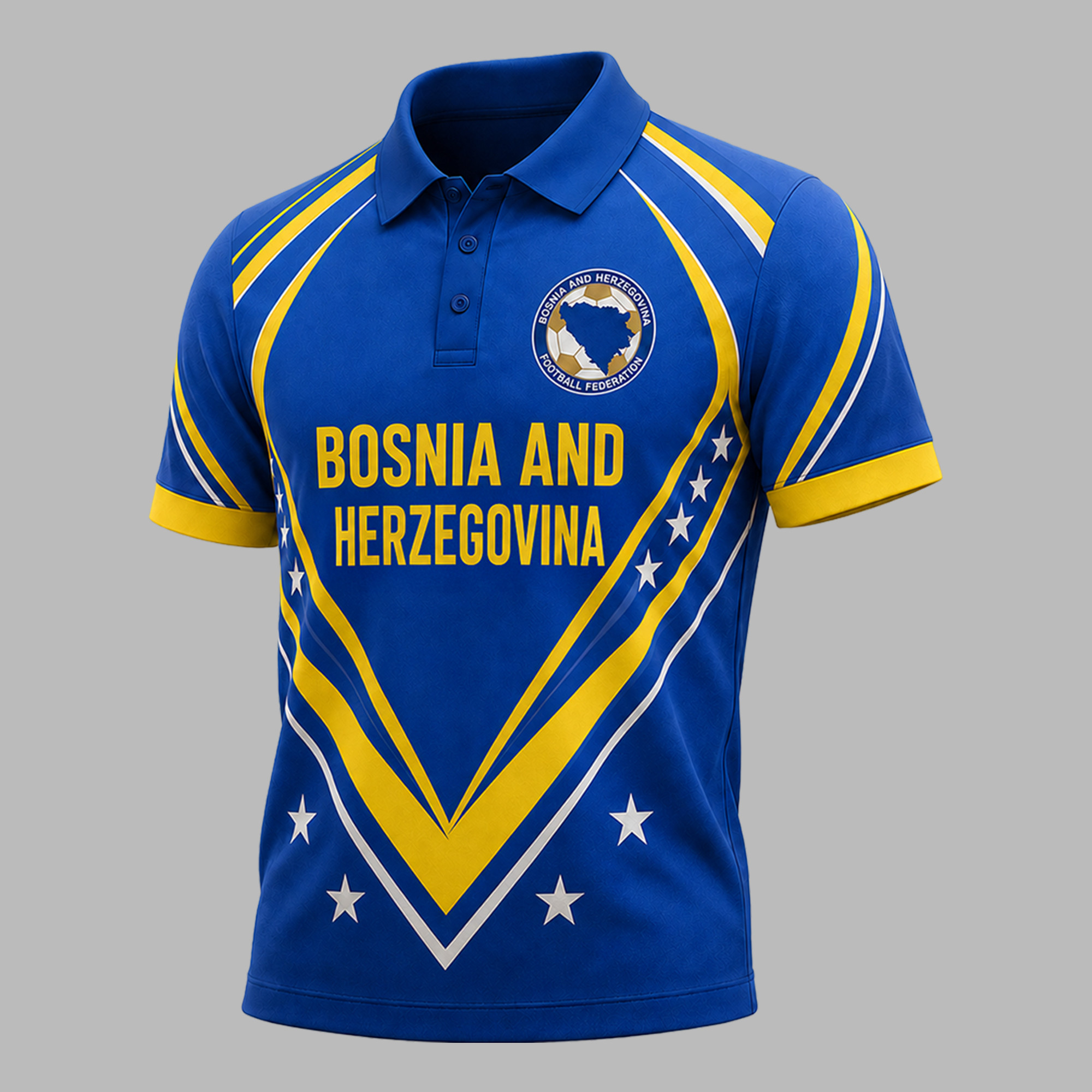 Bosnia and Herzegovina x Premium World Cup 2026 National Pride Performance Polo & Shorts Set TTH100610
