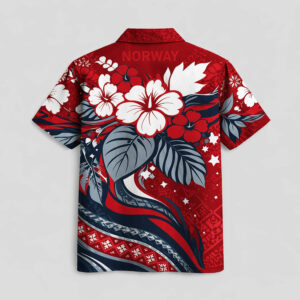 Norway World Cup 2026 Floral Hawaiian Shirt TTH100608