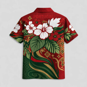Portugal World Cup 2026 Floral Hawaiian Shirt TTH100608