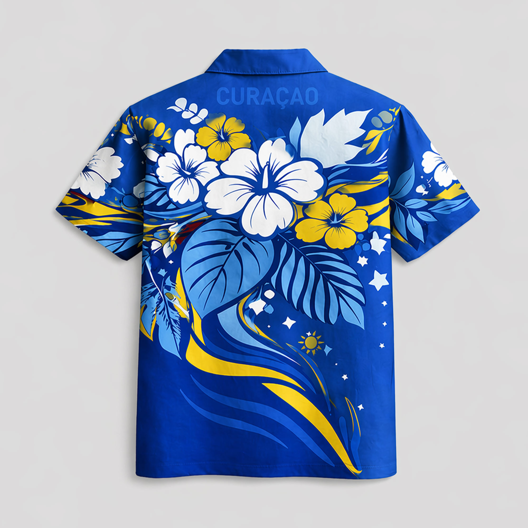 Curaçao World Cup 2026 Floral Hawaiian Shirt TTH100608