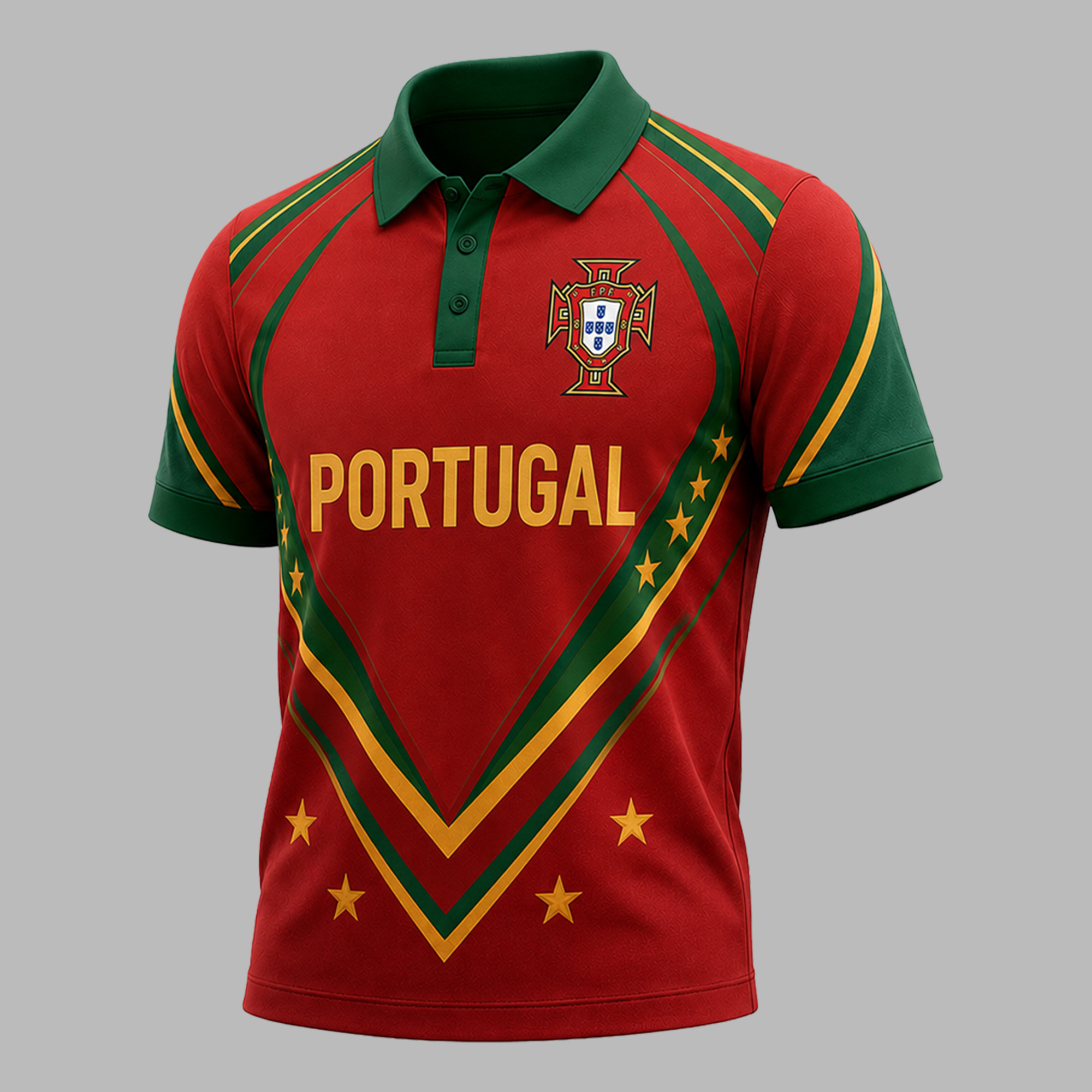 Portugal x Premium World Cup 2026 National Pride Performance Polo & Shorts Set TTH100610