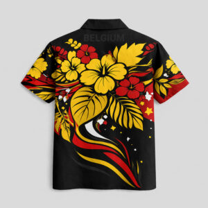 Belgium World Cup 2026 Floral Hawaiian Shirt TTH100608