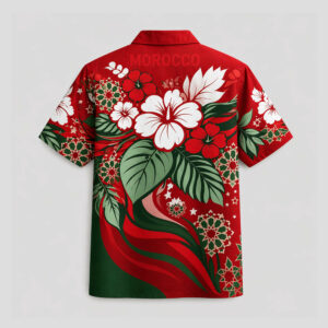 Morocco World Cup 2026 Floral Hawaiian Shirt TTH100608