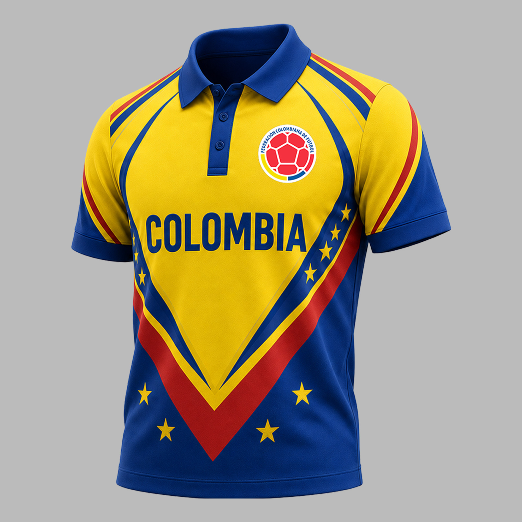 Colombia x Premium World Cup 2026 National Pride Performance Polo & Shorts Set TTH100610