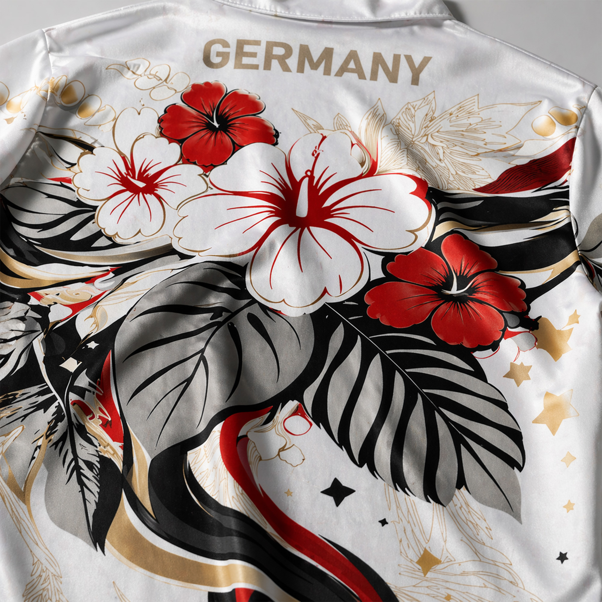 Germany World Cup 2026 Floral Hawaiian Shirt TTH100608 - Image 3