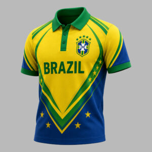 Brazil x Premium World Cup 2026 National Pride Performance Polo & Shorts Set TTH100610