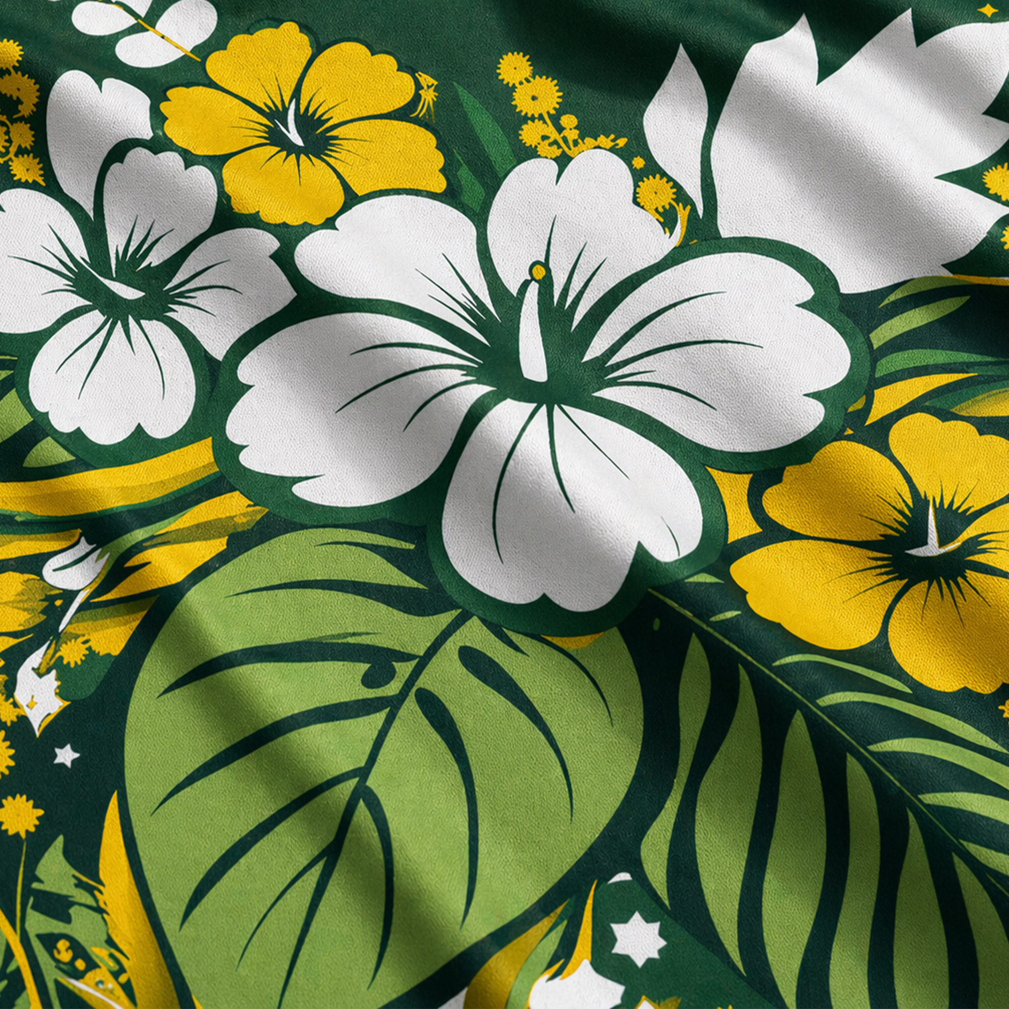 Australia World Cup 2026 Floral Hawaiian Shirt TTH100608 - Image 3