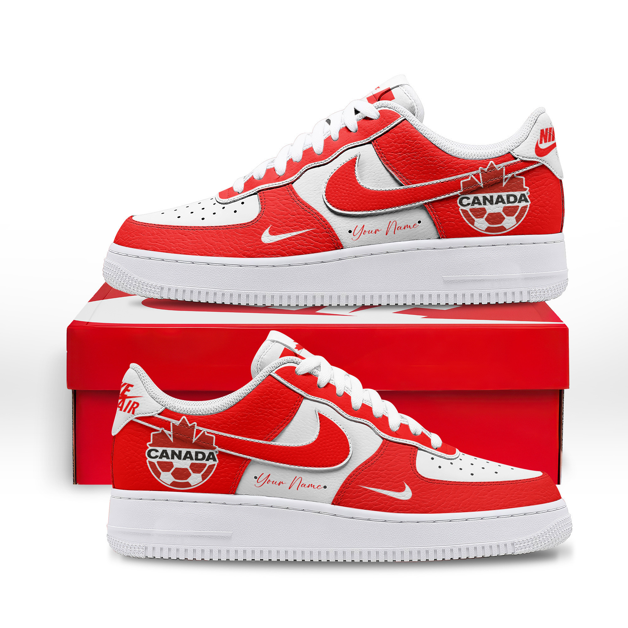 Canada x Premium World Cup 2026 Custom AF1 Shoes TTH100614 - Image 2