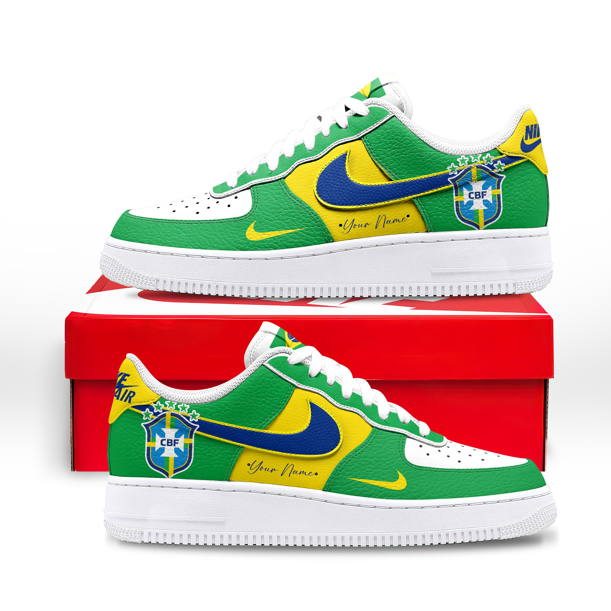 Brazil x Premium World Cup 2026 Custom AF1 Shoes TTH100614 - Image 2