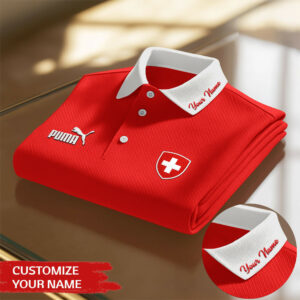 Switzerland x Premium World Cup 2026 Polo Shirt TTH100619