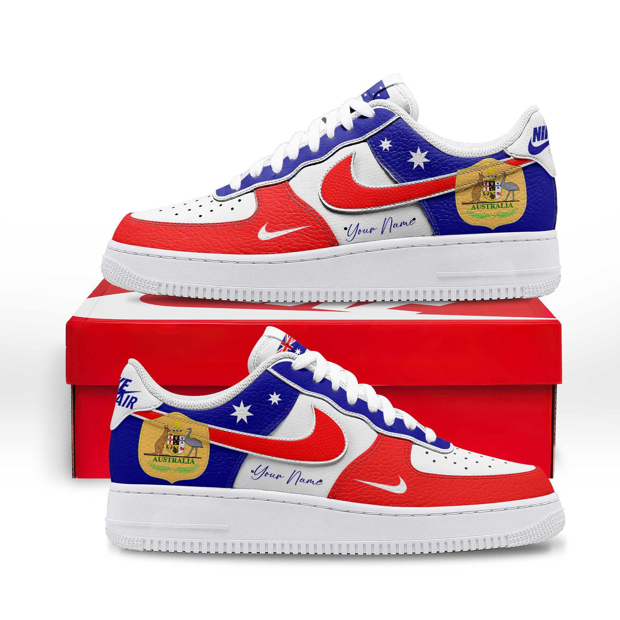 Australia x Premium World Cup 2026 Custom AF1 Shoes TTH100614 - Image 2