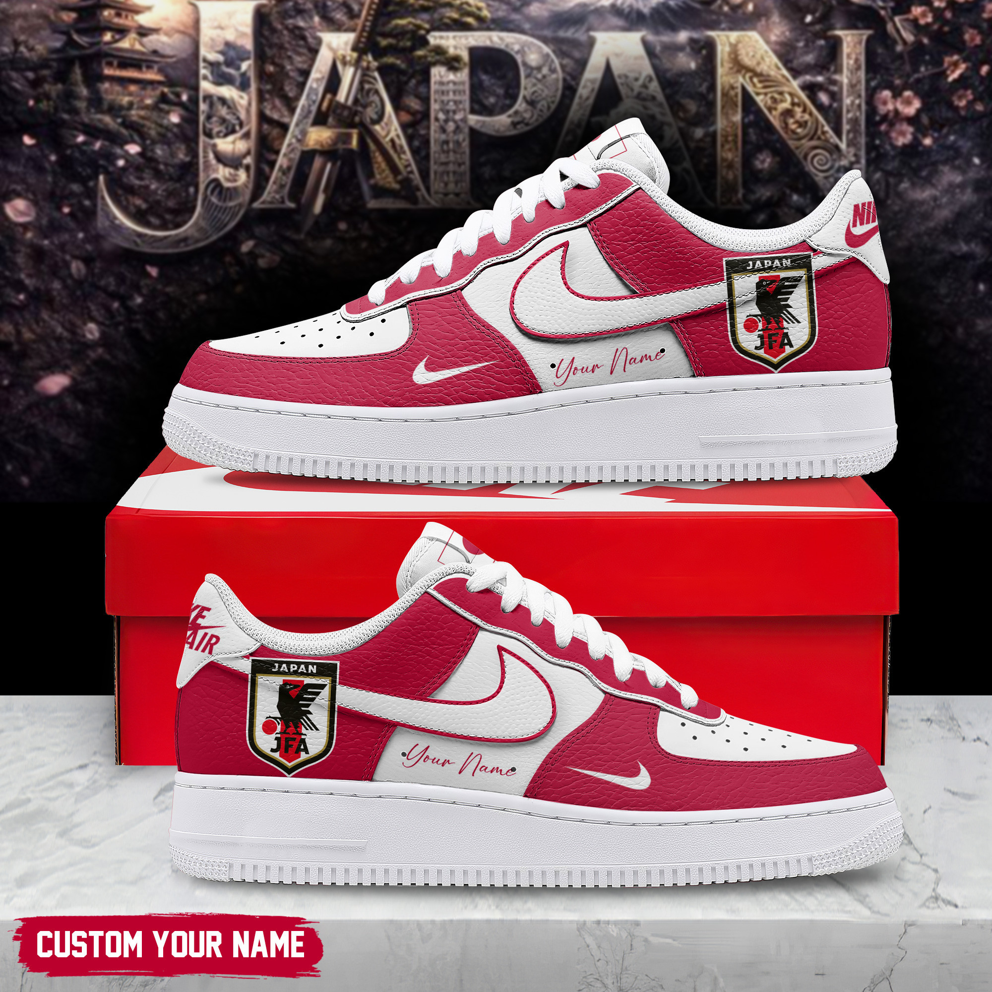 Japan x Premium World Cup 2026 Custom AF1 Shoes TTH100614