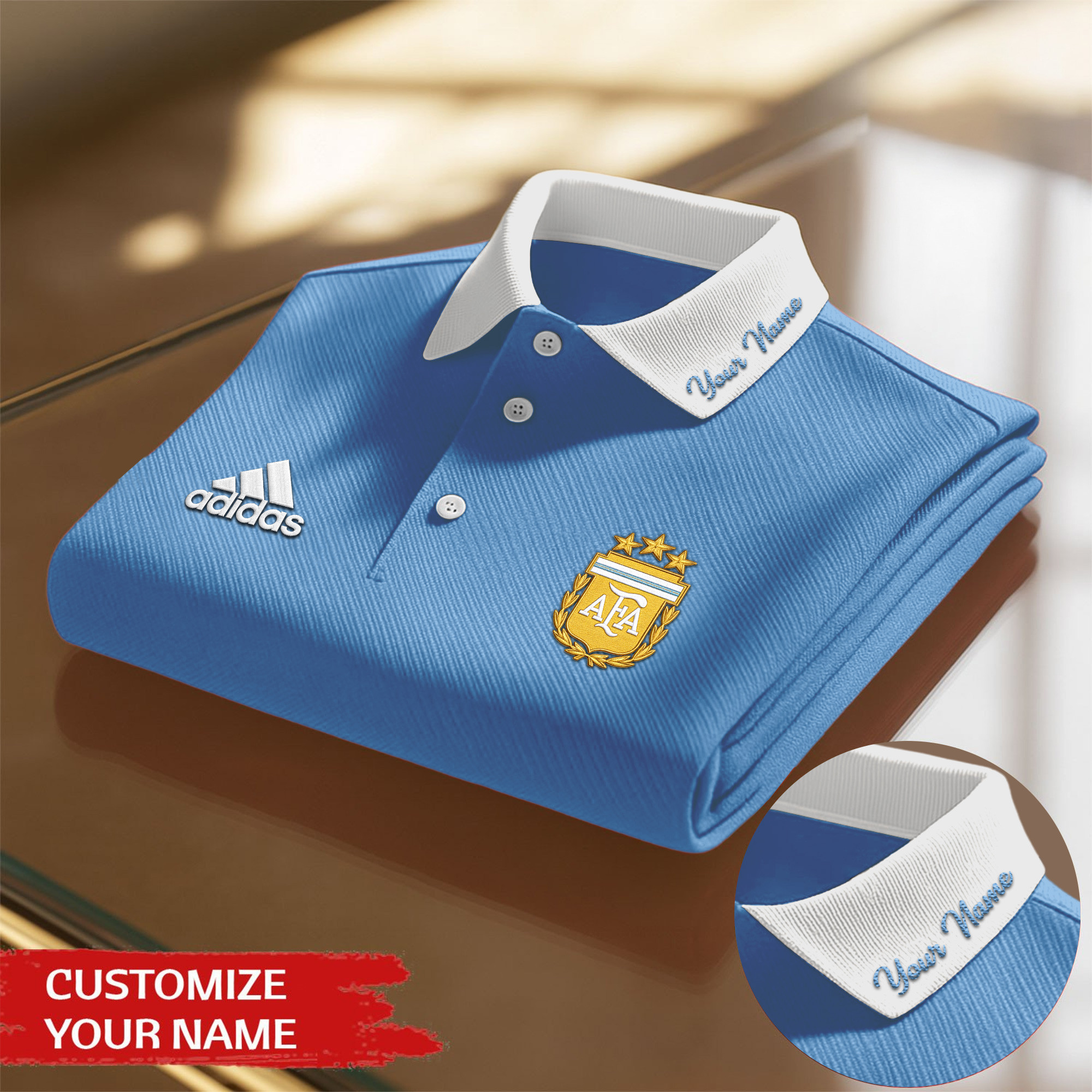 Argentina x Premium World Cup 2026 Polo Shirt TTH100619