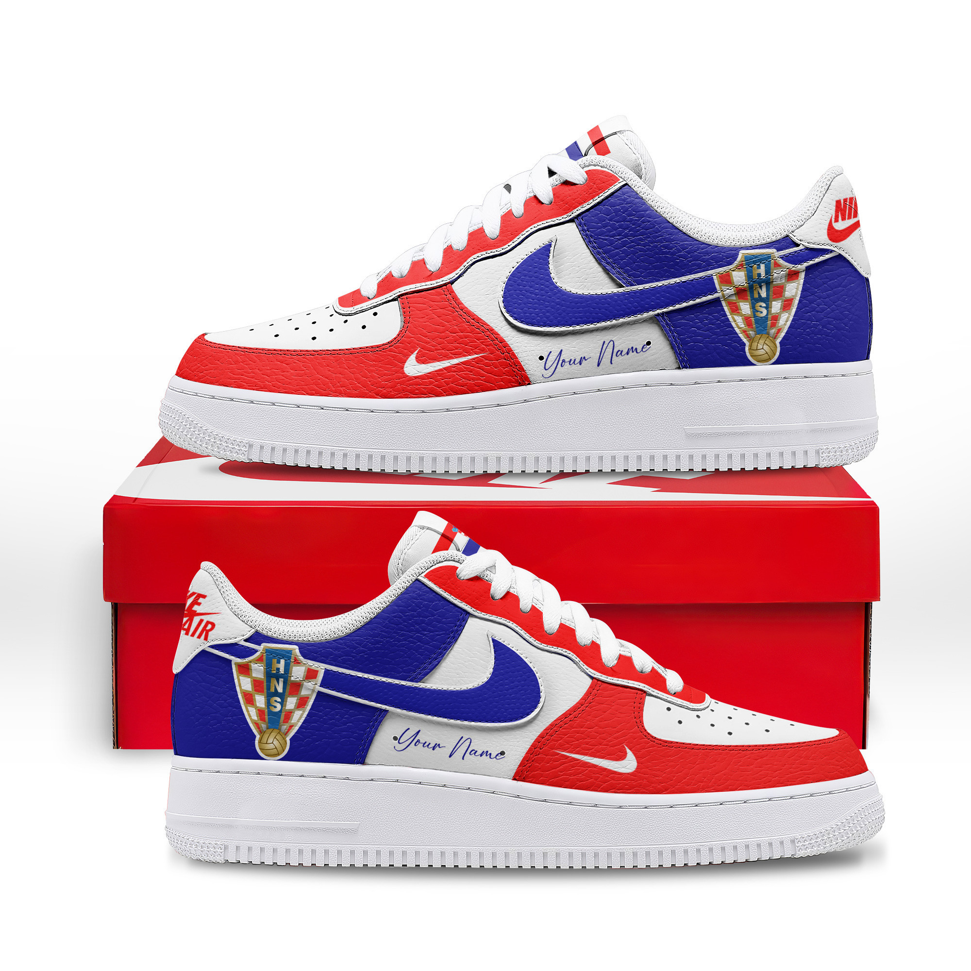 Croatia x Premium World Cup 2026 Custom AF1 Shoes TTH100614 - Image 2