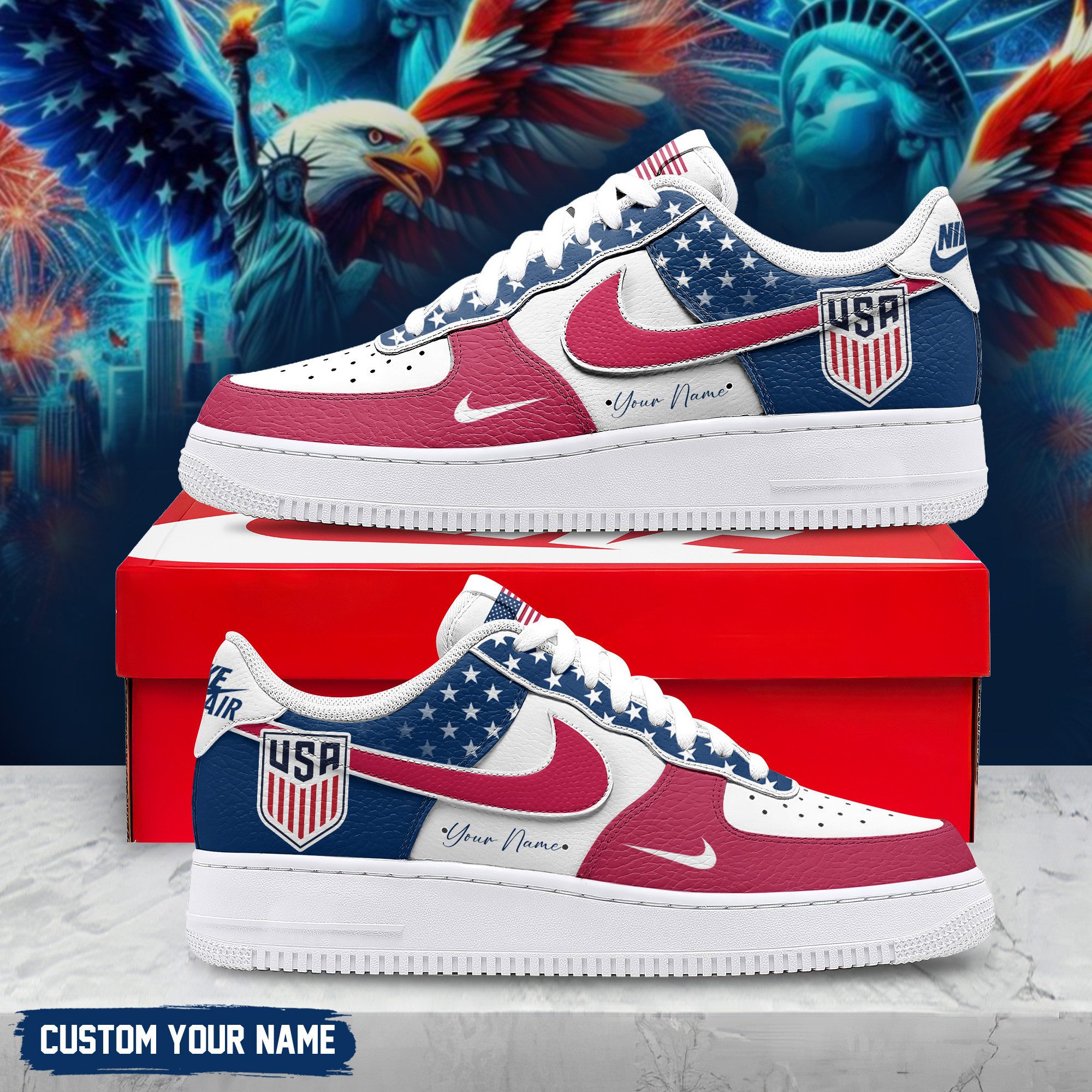 United States x Premium World Cup 2026 Custom AF1 Shoes TTH100614