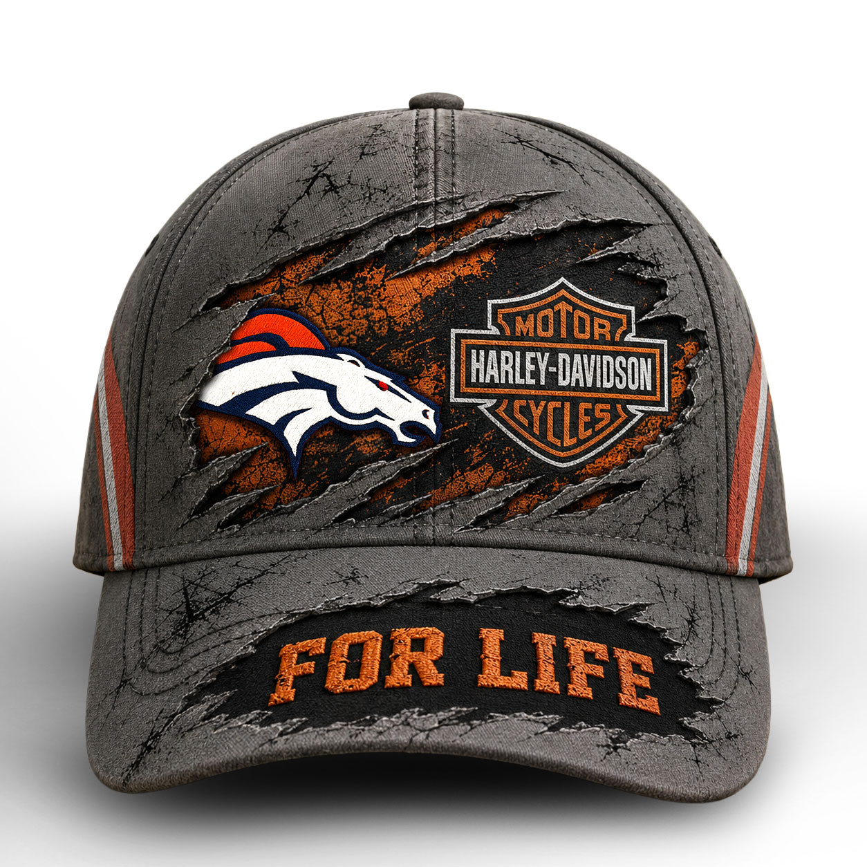 Denver Broncos x Premium NFL Harley Davidson For Life Classic Cap – Limited Edition TTH200502