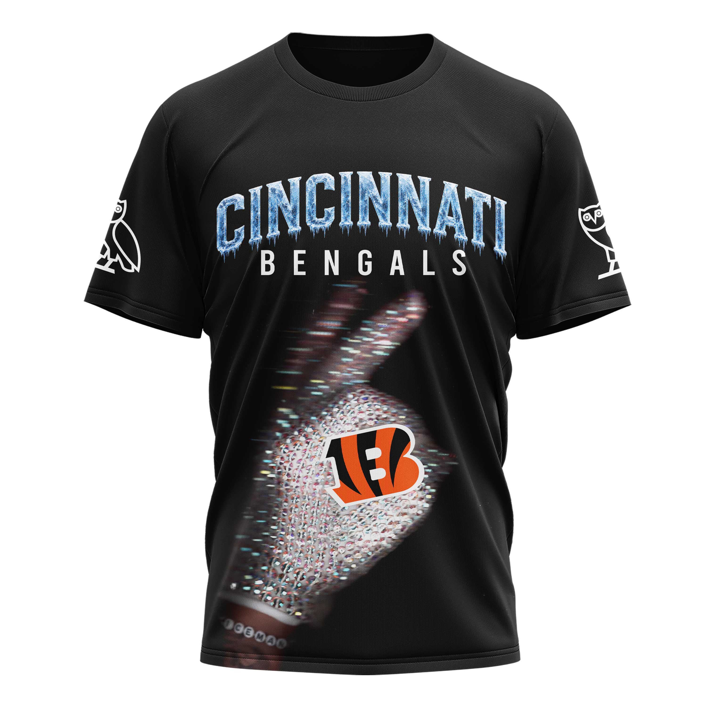 Cincinnati Bengals x Premium NFL Drake Ice Man 3D T-Shirt – Limited Edition TTH200503
