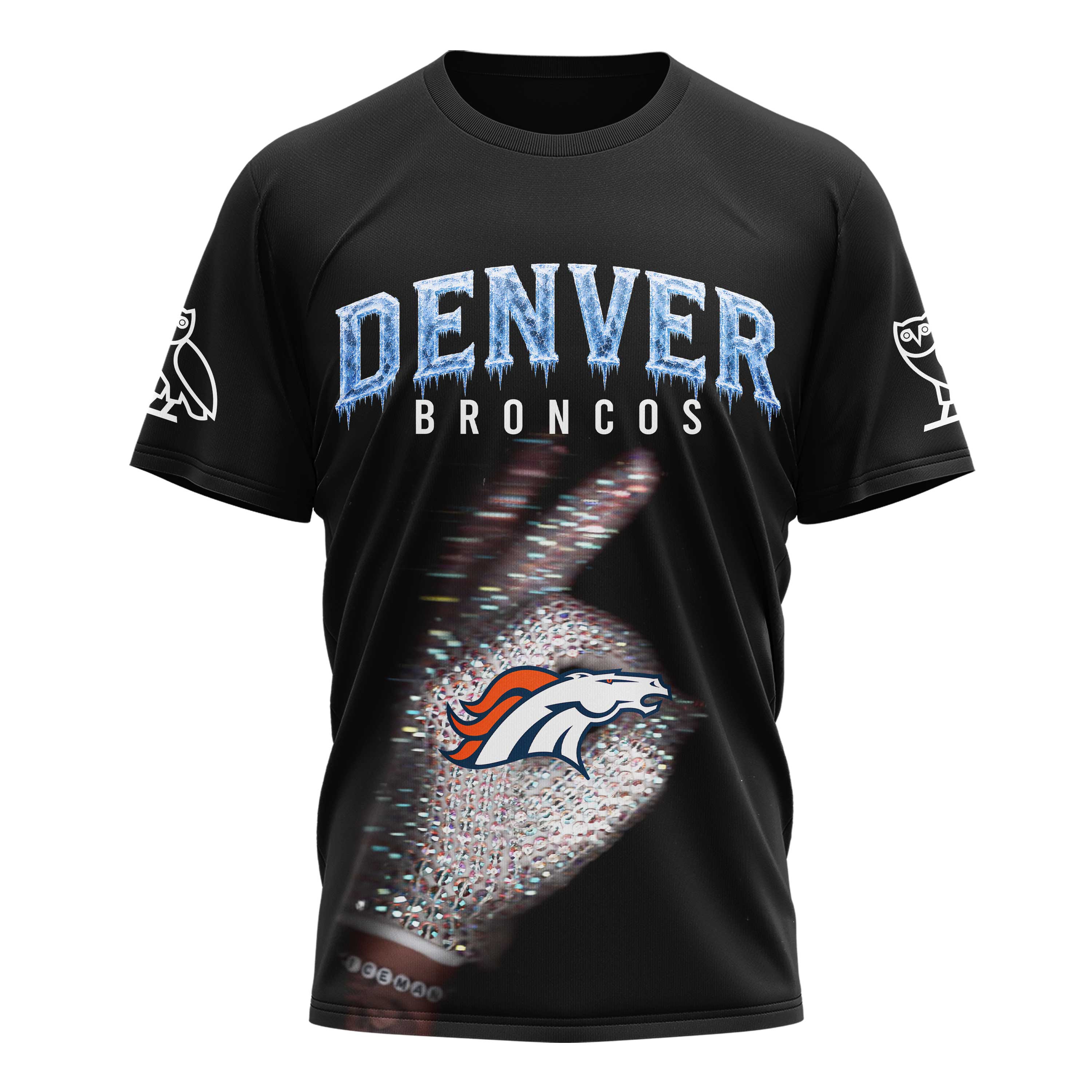 Denver Broncos x Premium NFL Drake Ice Man 3D T-Shirt – Limited Edition TTH200503
