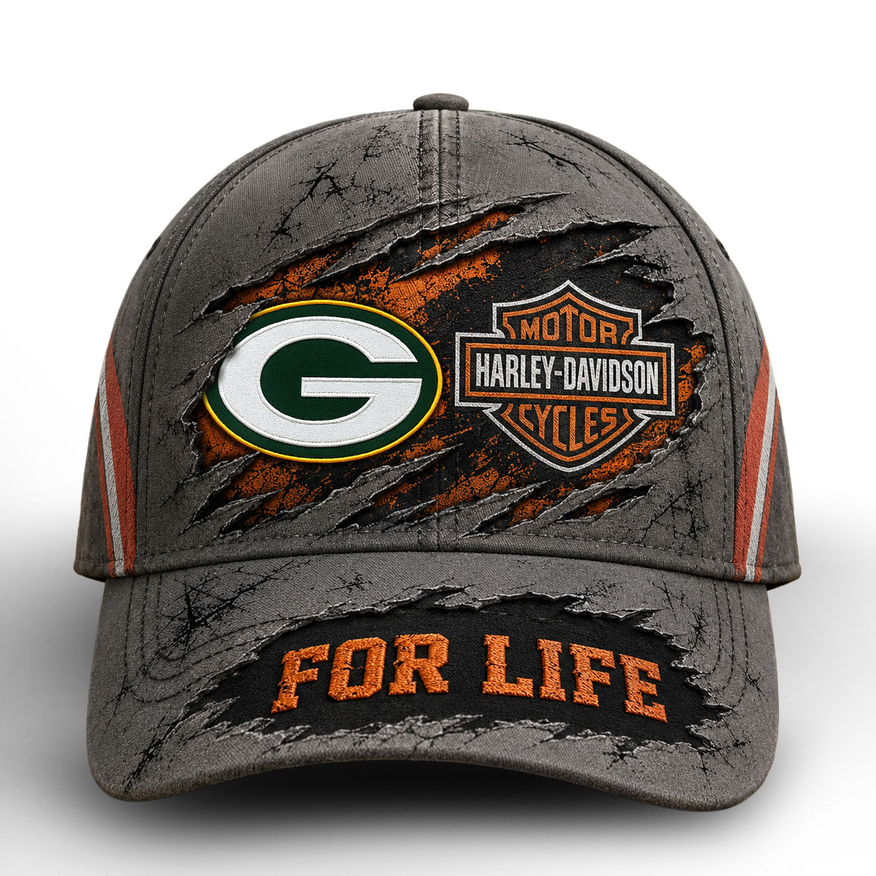 Green Bay Packers x Premium NFL Harley Davidson For Life Classic Cap – Limited Edition TTH200502