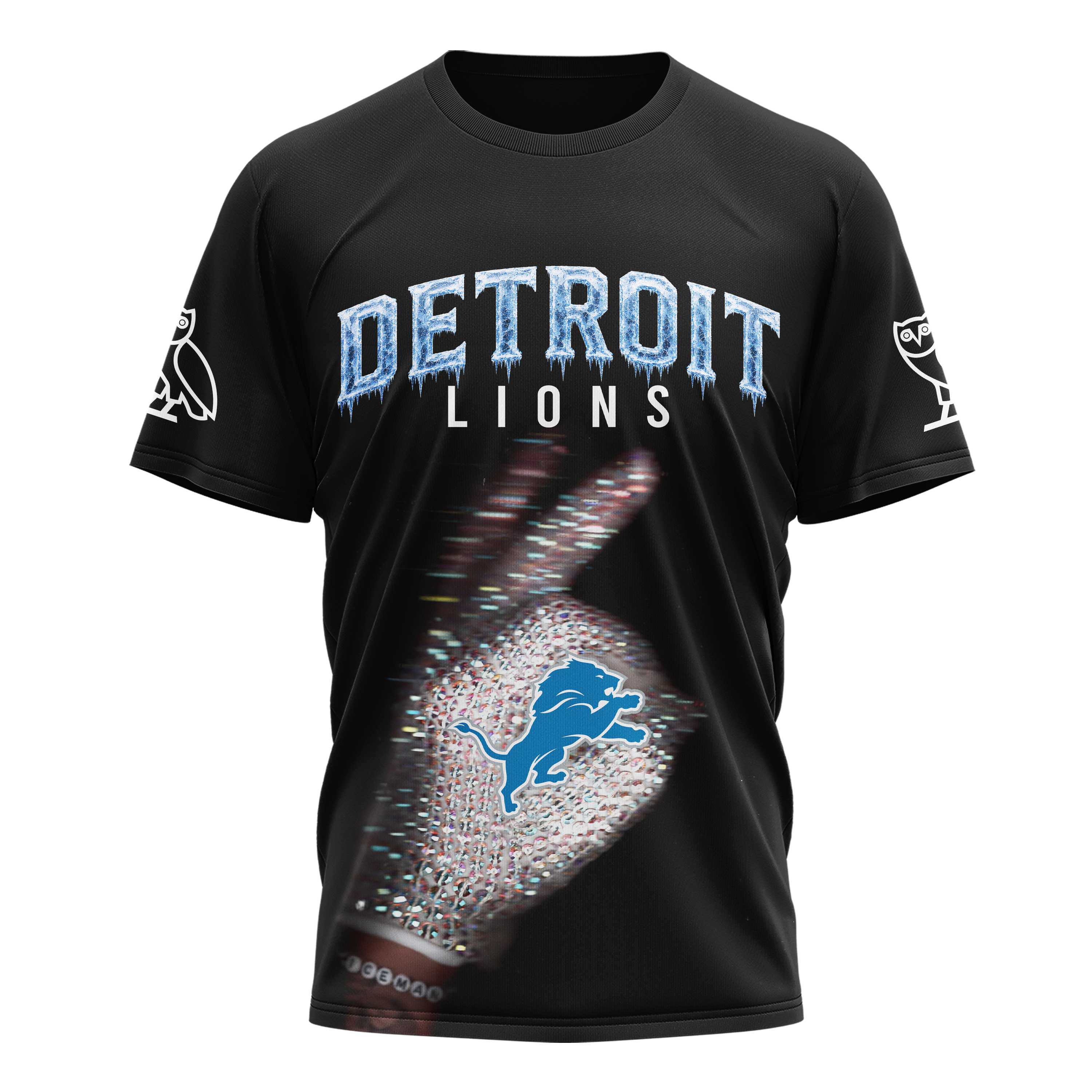 Detroit Lions x Premium NFL Drake Ice Man 3D T-Shirt – Limited Edition TTH200503