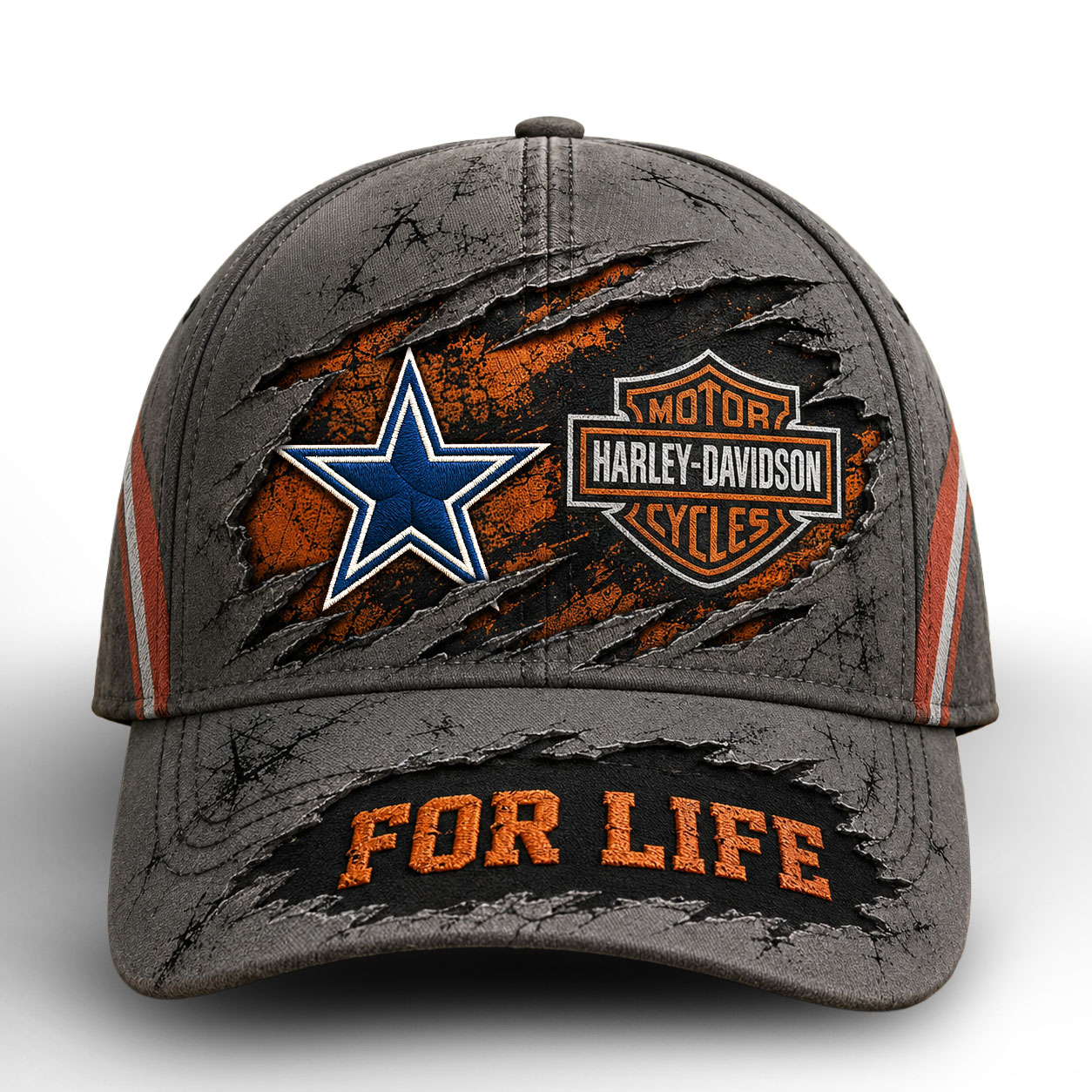 Dallas Cowboys x Premium NFL Harley Davidson For Life Classic Cap – Limited Edition TTH200502