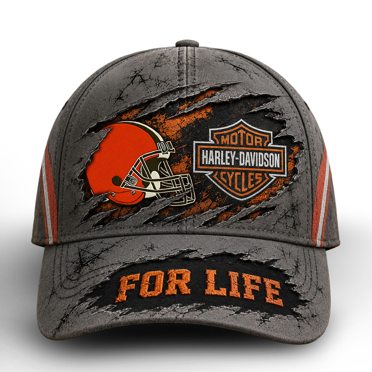 Cleveland Browns x Premium NFL Harley Davidson For Life Classic Cap – Limited Edition TTH200502