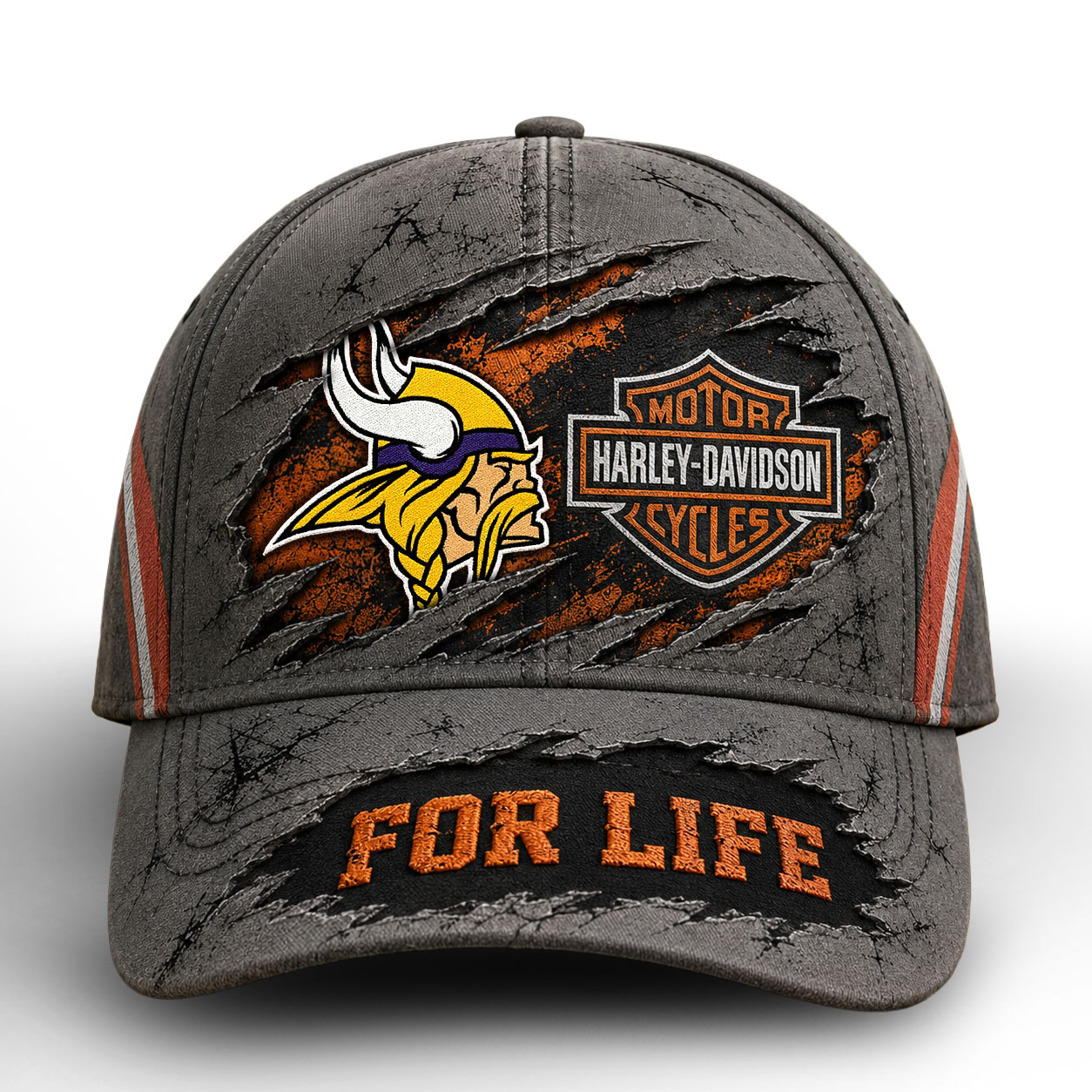 Minnesota Vikings x Premium NFL Harley Davidson For Life Classic Cap – Limited Edition TTH200502