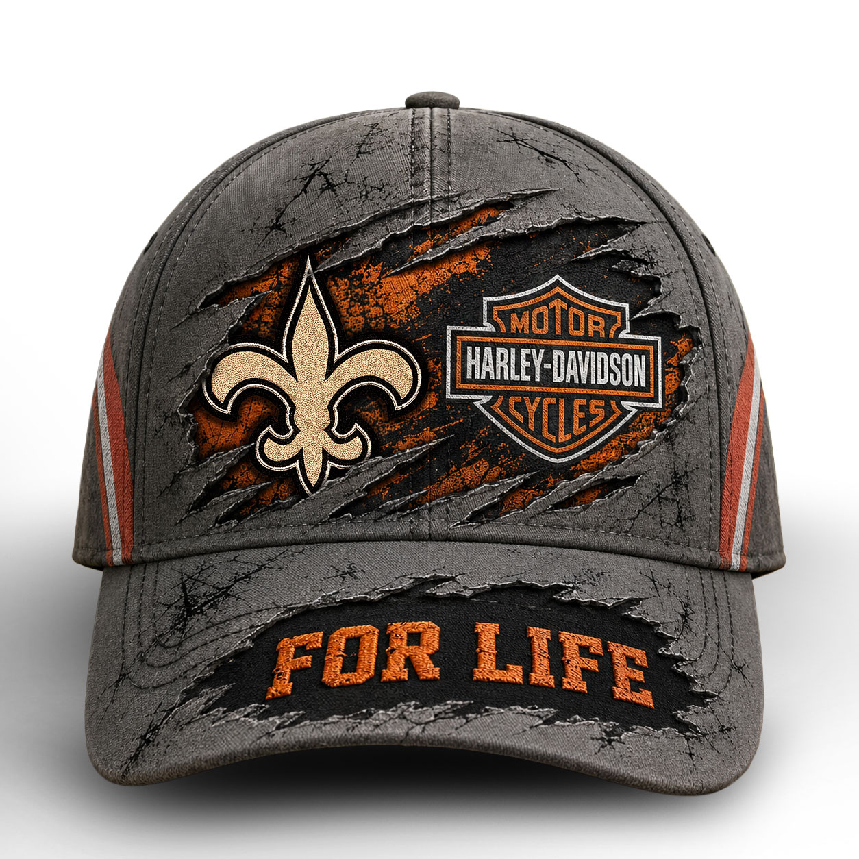 New Orleans Saints x Premium NFL Harley Davidson For Life Classic Cap – Limited Edition TTH200502