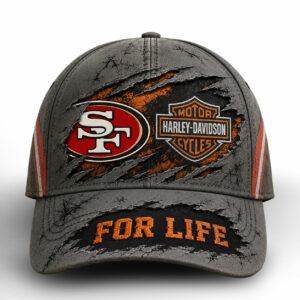 San Francisco 49ers x Premium NFL Harley Davidson For Life Classic Cap – Limited Edition TTH200502