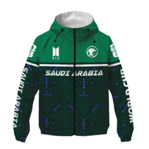 Saudi Arabia | Premium World Cup 2026 x BTS Limited Edition Windbreaker Jacket TTH200526