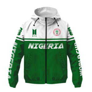 Nigeria | Premium World Cup 2026 x BTS Limited Edition Windbreaker Jacket TTH200526
