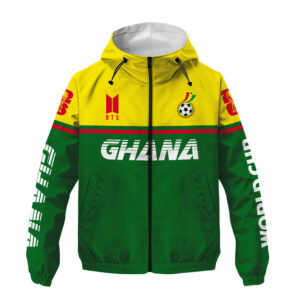 Ghana | Premium World Cup 2026 x BTS Limited Edition Windbreaker Jacket TTH200526