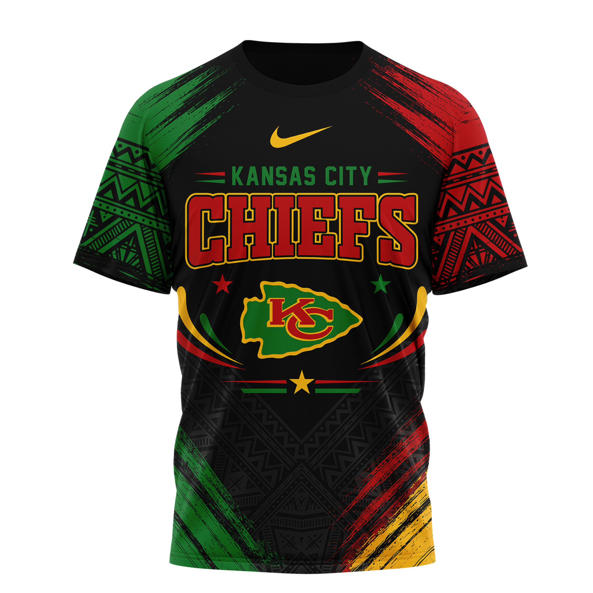 Kansas City Chiefs x Premium NFL Juneteeth Freedom Faith & Future 3D T-Shirt – Limited Edition TTH200504