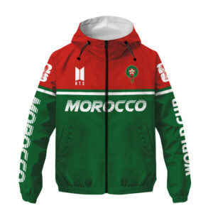 Morocco | Premium World Cup 2026 x BTS Limited Edition Windbreaker Jacket TTH200526