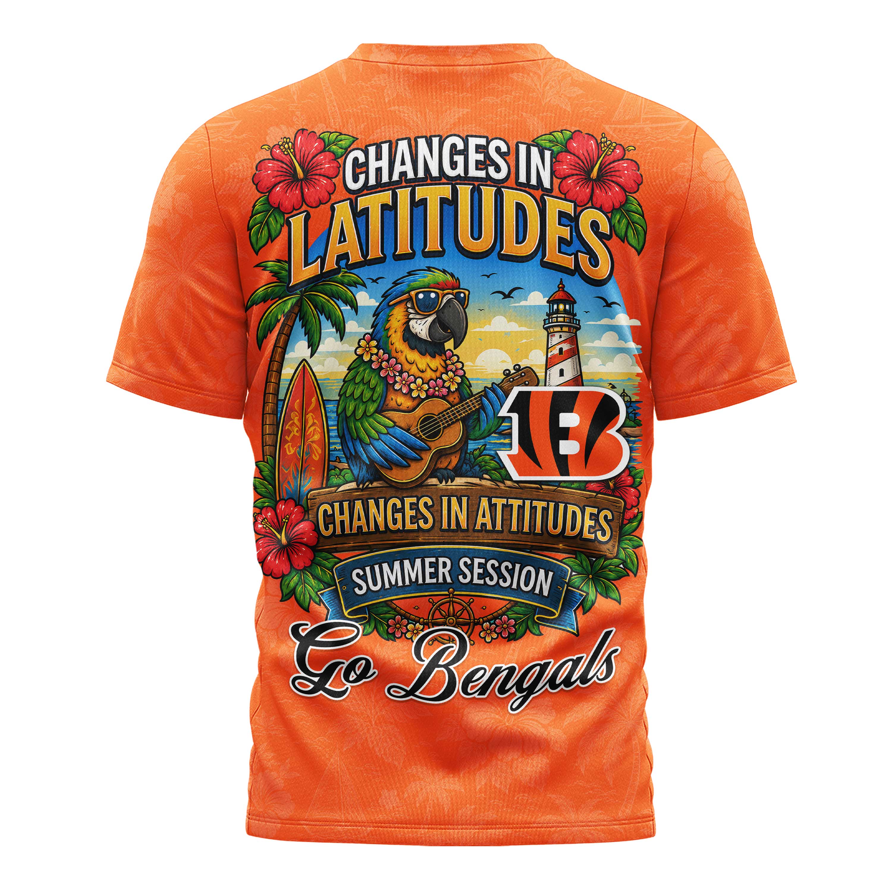 Cincinnati Bengals x Premium NFL Changes in Latitudes 3D T-Shirt – Limited Edition TTH200507 - Image 3
