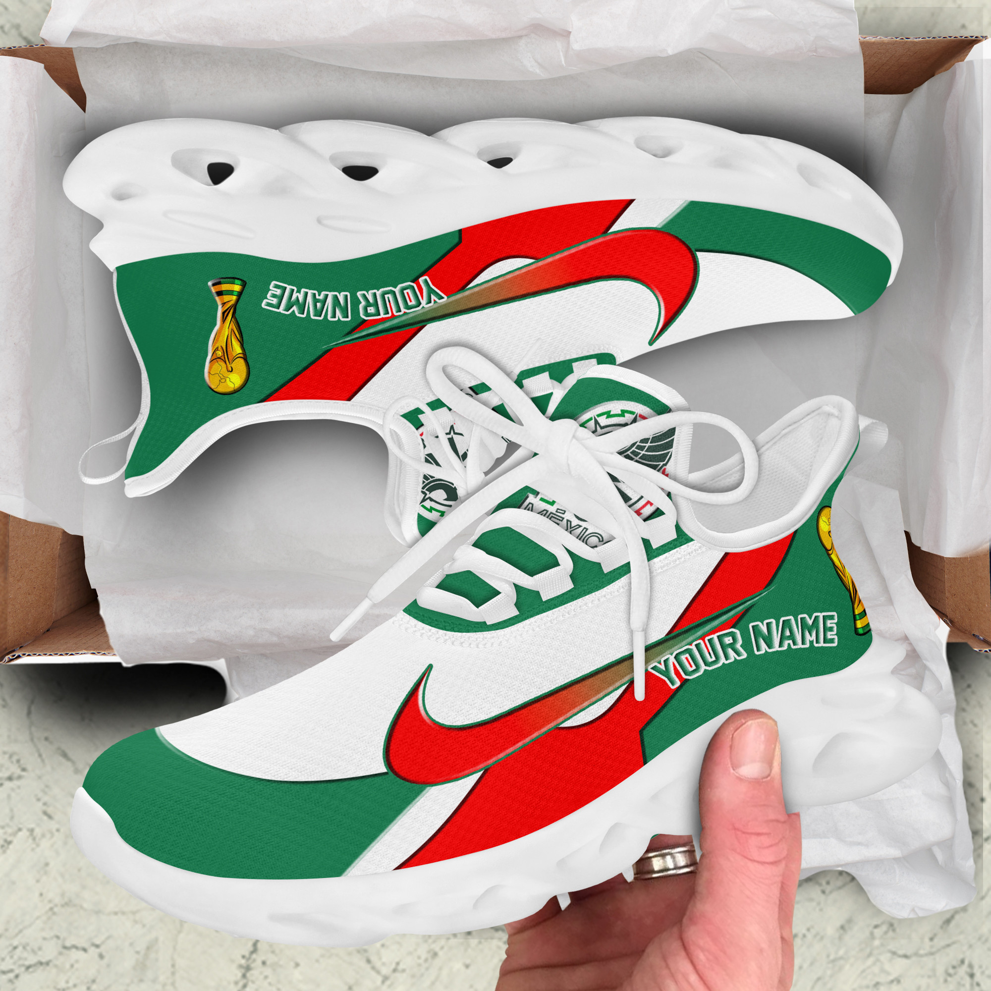 Mexico – Premium World Cup 2026 Victory Stride Custom Premium Max Soul Sneaker Shoes – Limited Edition TTH190501 - Image 3