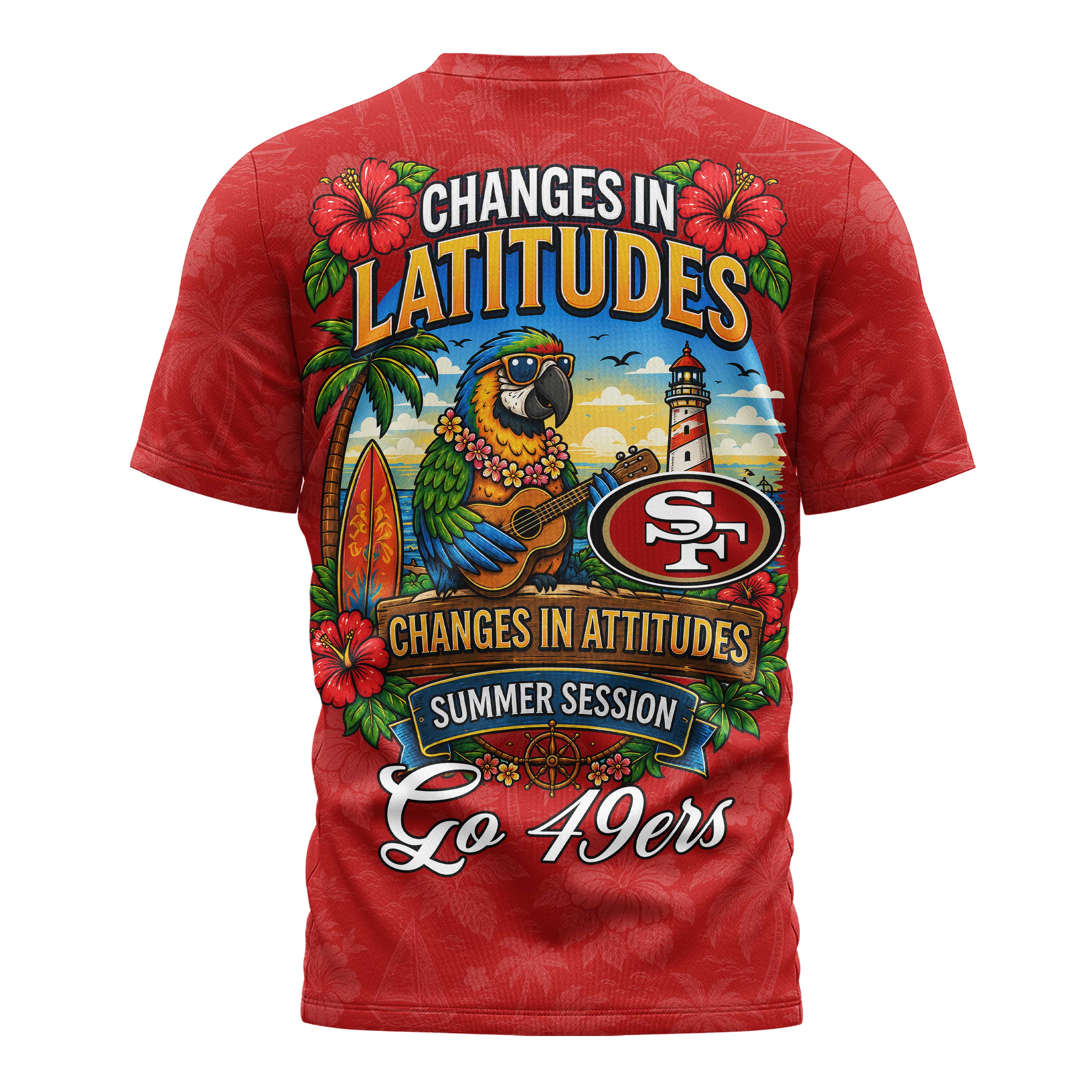 San Francisco 49ers x Premium NFL Changes in Latitudes 3D T-Shirt – Limited Edition TTH200507 - Image 3