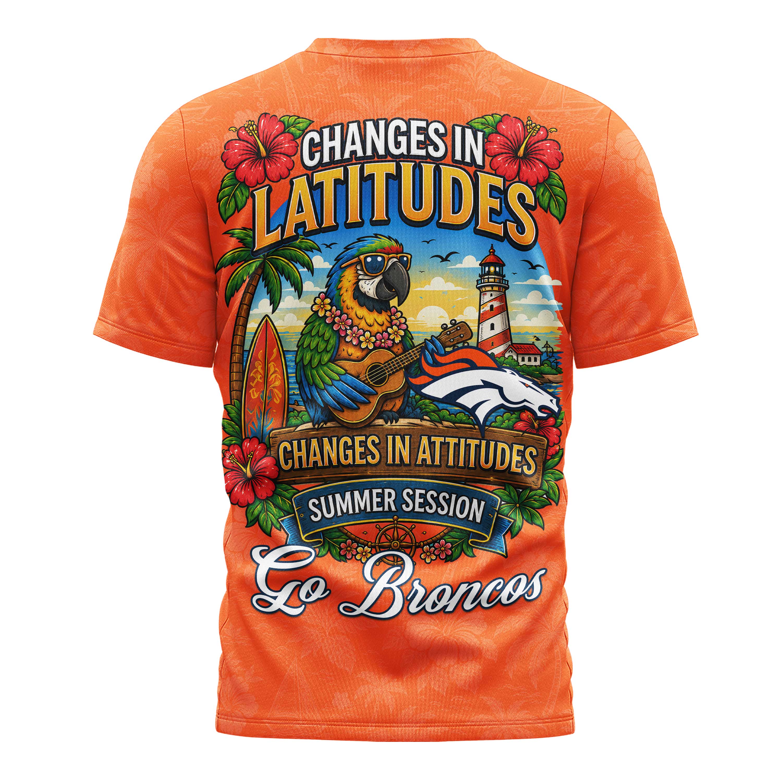 Denver Broncos x Premium NFL Changes in Latitudes 3D T-Shirt – Limited Edition TTH200507 - Image 3