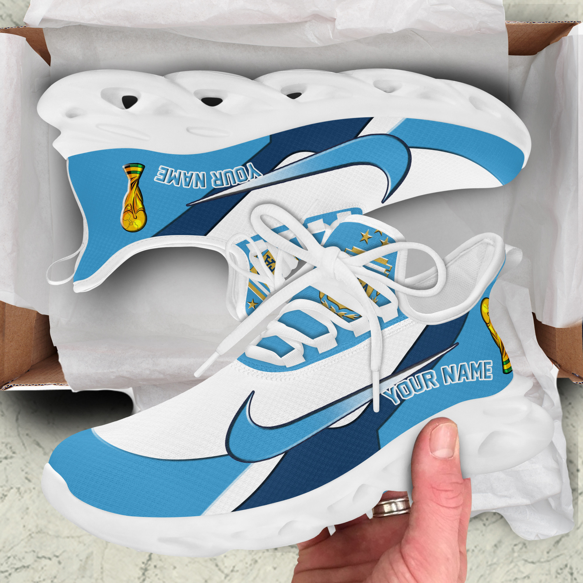 Argentina – Premium World Cup 2026 Victory Stride Custom Premium Max Soul Sneaker Shoes – Limited Edition TTH190501 - Image 3