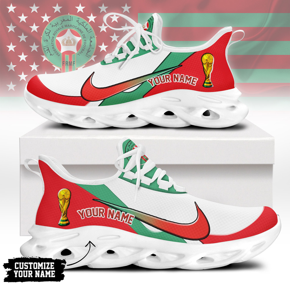 Morocco – Premium World Cup 2026 Victory Stride Custom Premium Max Soul Sneaker Shoes – Limited Edition TTH190501 - Image 2